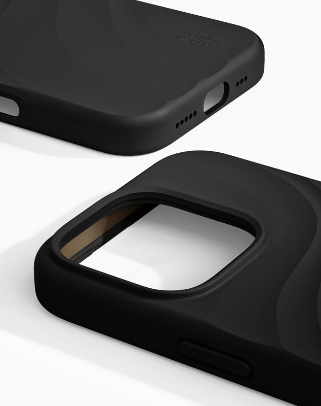 Ideal of Sweden  iPhone 16 Pro Swirl MagSafe silikoninis dėklas, velvet black, 2 nuotrauka